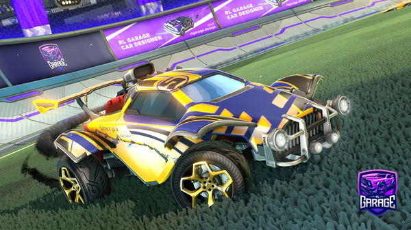 A Rocket League car design from satt-up
