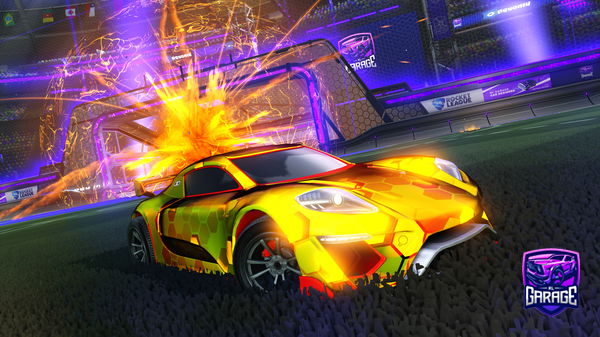 A Rocket League car design from AstaZora
