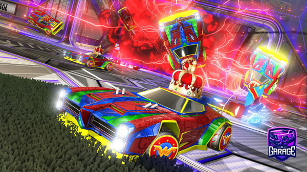 A Rocket League car design from BloodThunder999