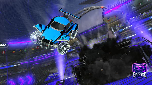 A Rocket League car design from cabbage21