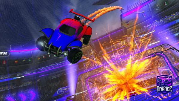 A Rocket League car design from Seanarela
