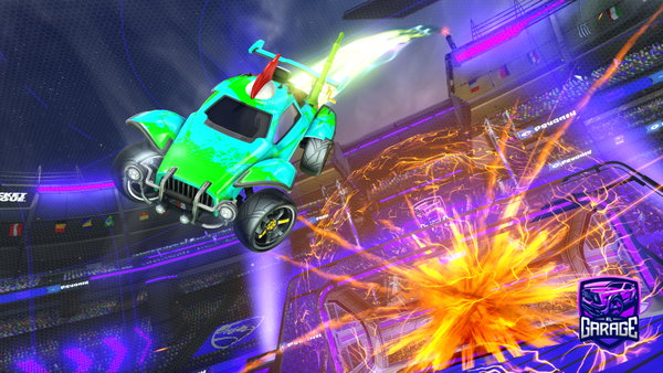 A Rocket League car design from DeadToast
