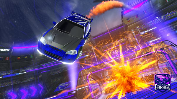 A Rocket League car design from Crashnin_Band