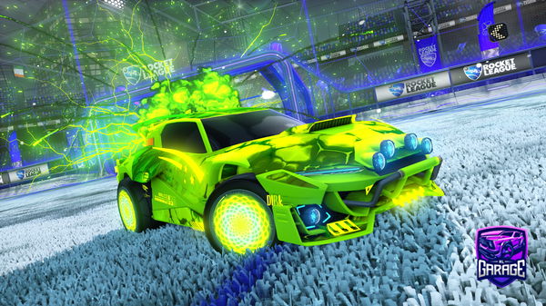 A Rocket League car design from nemezizsoc