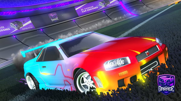 A Rocket League car design from Siyan_I