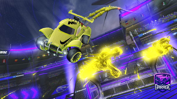 A Rocket League car design from VzW-V1KT0R