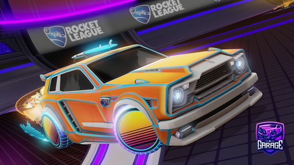 A Rocket League car design from ashy2classy