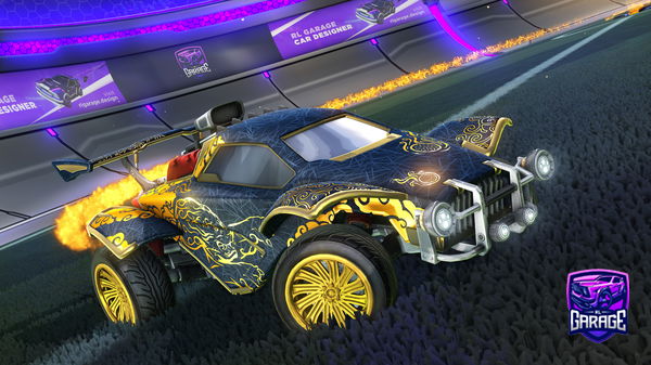 A Rocket League car design from Gabriel007zzzz
