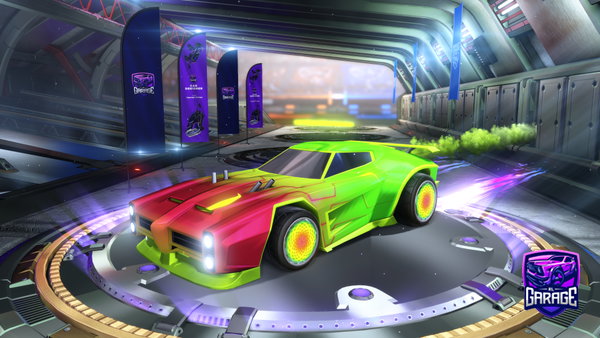 A Rocket League car design from dxc4f