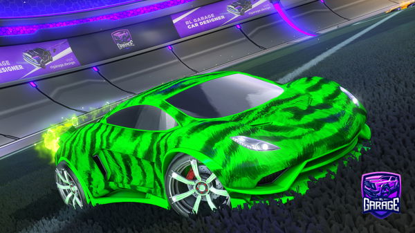 A Rocket League car design from dieguilin