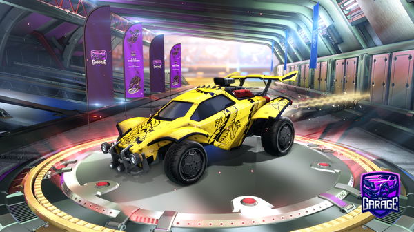 A Rocket League car design from Batje-MB