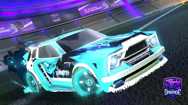 A Rocket League car design from ozzlol