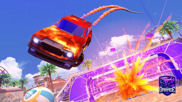 A Rocket League car design from Blizzarius