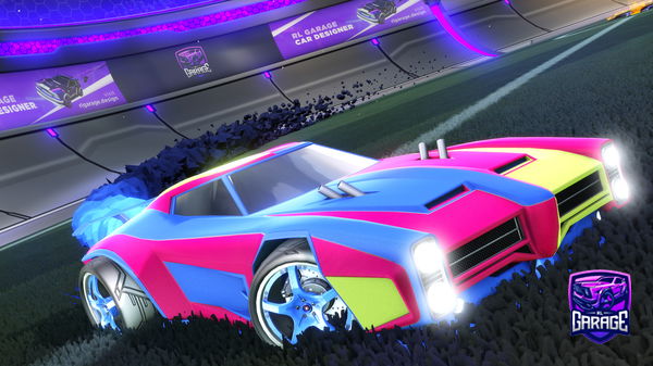 A Rocket League car design from Jakewh3