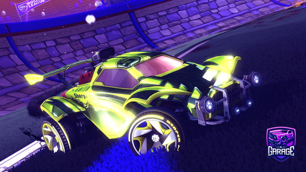 A Rocket League car design from Beastyboy624