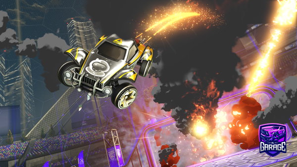 A Rocket League car design from swayzzk