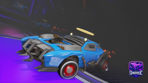 A Rocket League car design from roach138