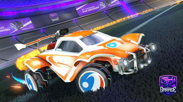 A Rocket League car design from Octy2