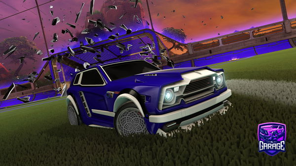 A Rocket League car design from Baderwhske