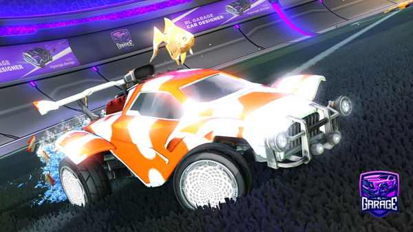 A Rocket League car design from Black_Ink