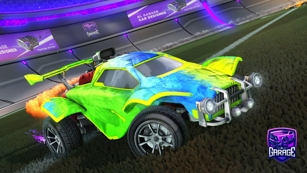 A Rocket League car design from Champ123