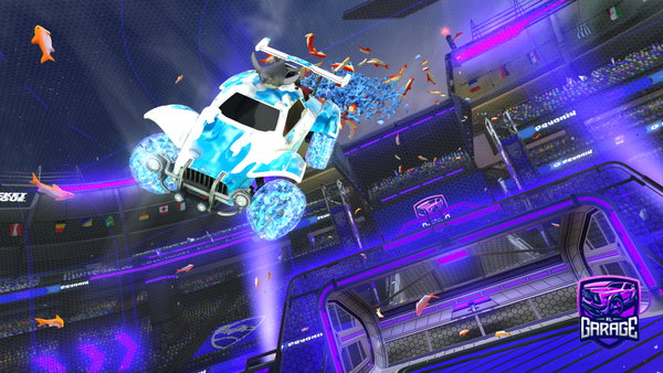 A Rocket League car design from Mythrilazerlover