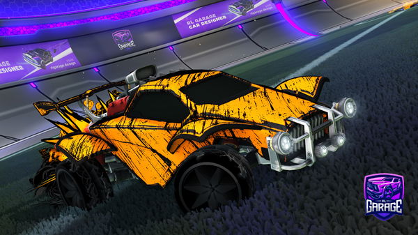 A Rocket League car design from BarrX2