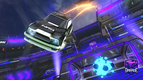 A Rocket League car design from GlitchZebra_duneraca