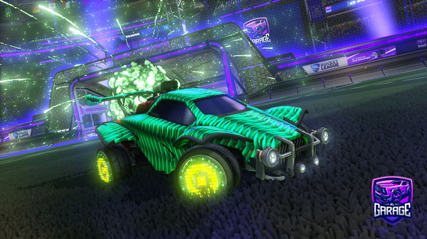 A Rocket League car design from Miracular2010