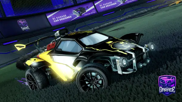 A Rocket League car design from Gelu4k