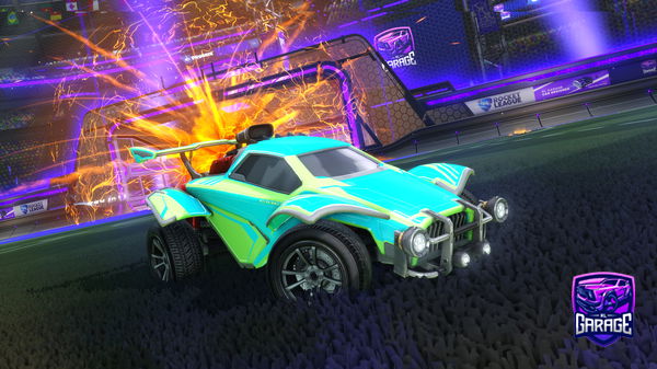 A Rocket League car design from Siirocoo