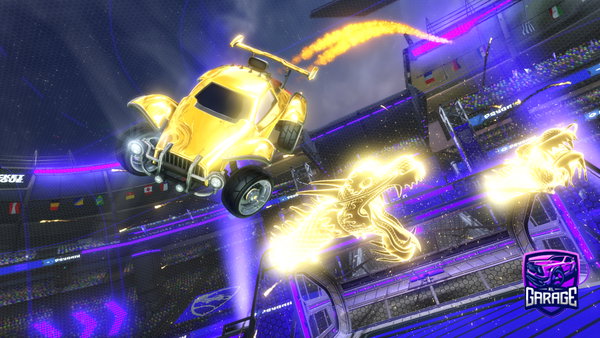 A Rocket League car design from Mxdnxght