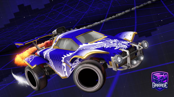 A Rocket League car design from GalaxyVerse