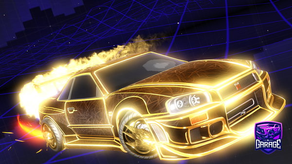 A Rocket League car design from Donnerflame4683