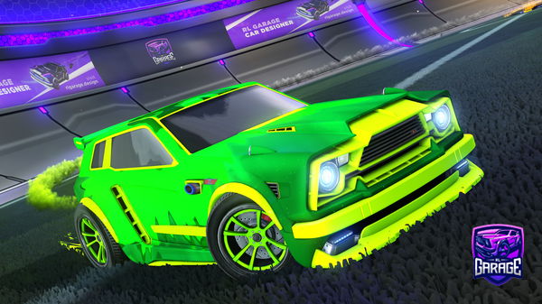 A Rocket League car design from 46U5H4CK3R