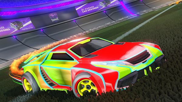 A Rocket League car design from XLCs