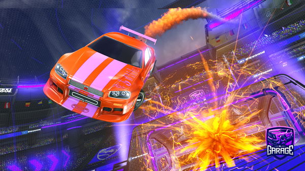 A Rocket League car design from GRZYBEEKK