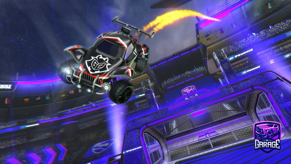 A Rocket League car design from dakotabegoated