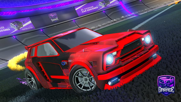A Rocket League car design from canela13
