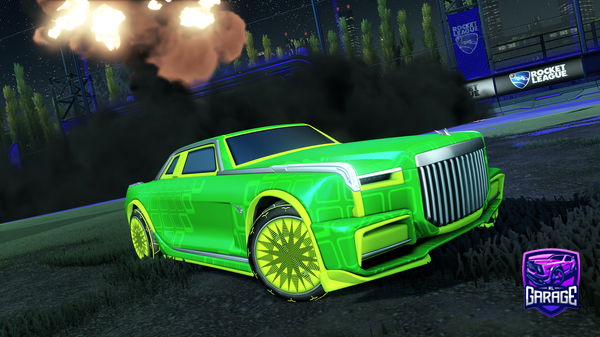 A Rocket League car design from spoofy14