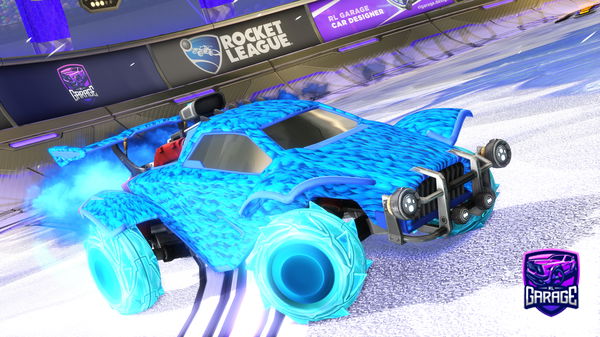 A Rocket League car design from Carburator2881