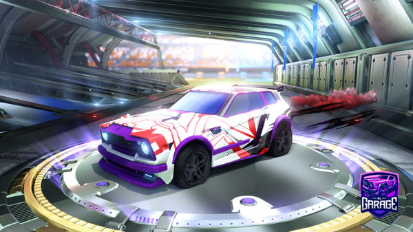 A Rocket League car design from XxJxX