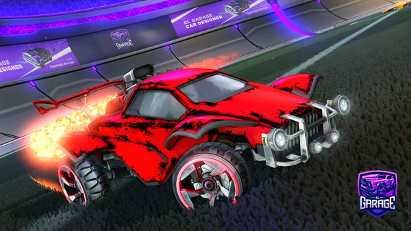 A Rocket League car design from PenguinJr