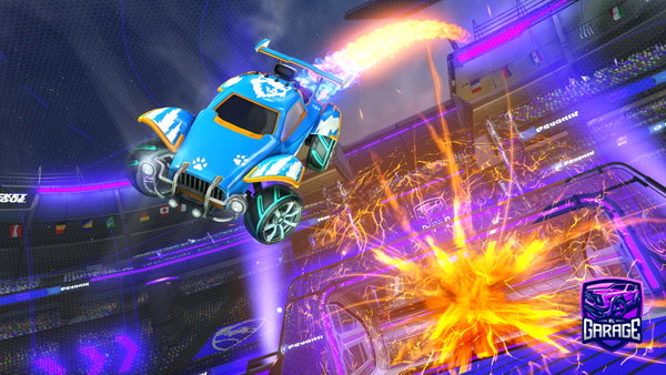 A Rocket League car design from ktosiek171