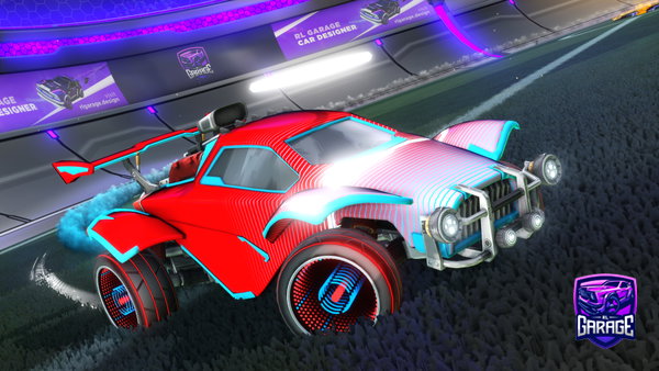 A Rocket League car design from Juicyprods_YT