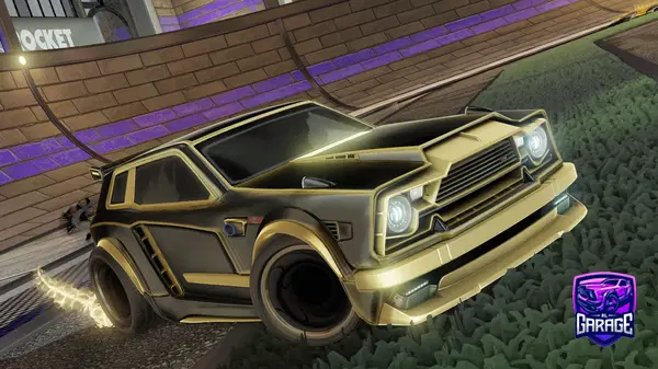 A Rocket League car design from GoBlitzy