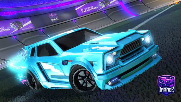A Rocket League car design from moosebaby