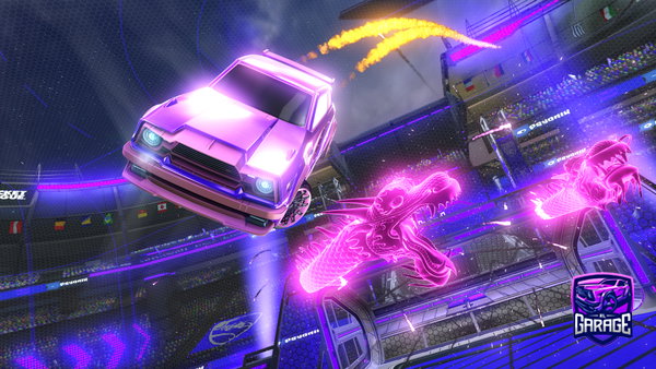 A Rocket League car design from LiveGalaxyy