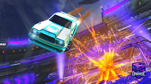 A Rocket League car design from Crizmus