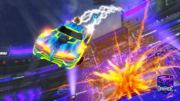 A Rocket League car design from Sweetgalaxy8089